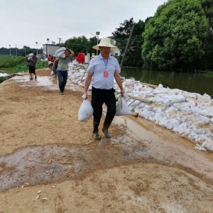 道路受高水位漫浸致背水坡滑坡 干群合力有效堵截